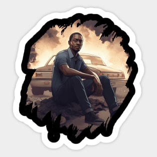 Anthony Mackie Twisted Metal Sticker